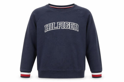 Tommy Hilfiger Men's Blue XL Pullover Sweatshirt Logo Crew Neck