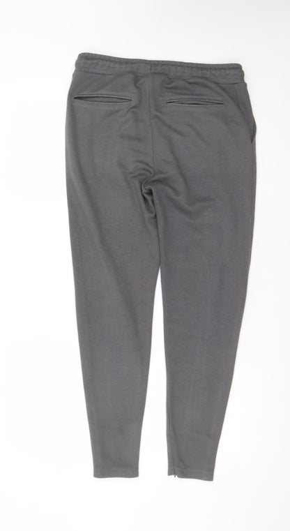 Métissier Paris Men Grey Slim Fit Jogger Trousers Size S