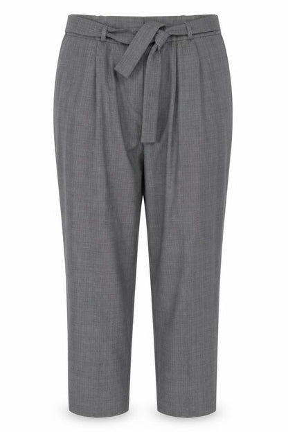 Dorothy Perkins Women’s Grey Paperbag Tapered Trousers UK 14