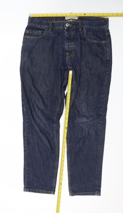 Next Men’s Blue Straight Leg Denim Jeans 34W 29L Regular Fit