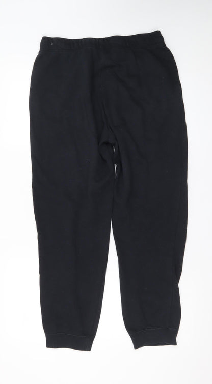Nike Men's Black Jogger Sweatpants M Regular Fit Casual Trousers