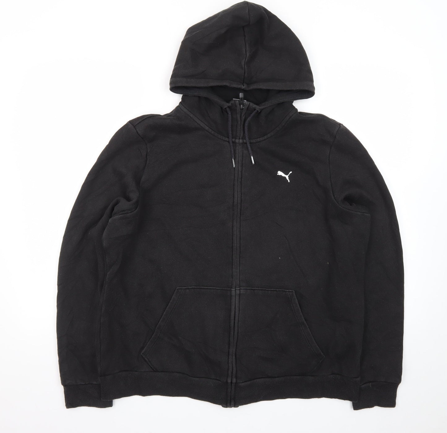 Puma Mens Black XL Full Zip Hoodie Sweatshirt