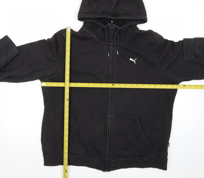 Puma Mens Black XL Full Zip Hoodie Sweatshirt