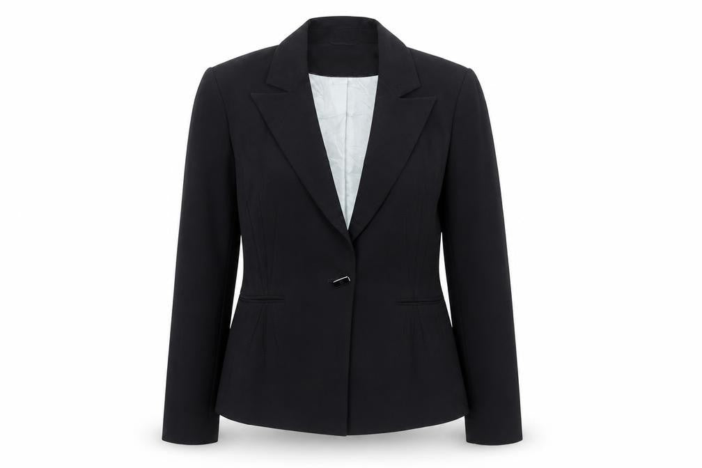 Principles Women Black Size 12 Classic Single-Breasted Blazer