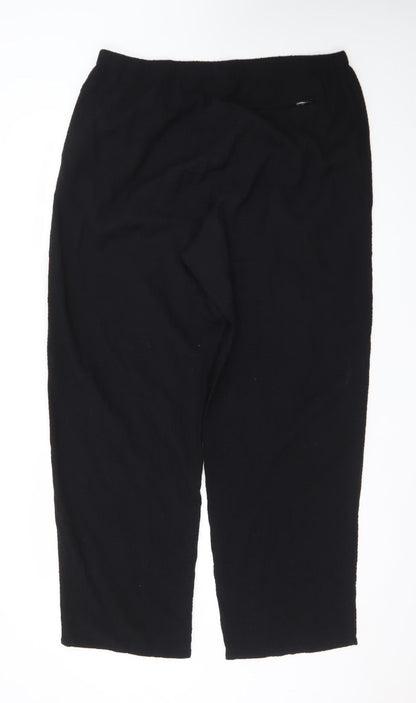 Orvis Women's Black L Relaxed Straight Leg Trousers