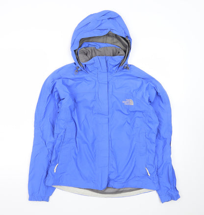 The North Face Women's Blue XS Waterproof Hooded Rain Jacket