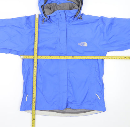 The North Face Women's Blue XS Waterproof Hooded Rain Jacket