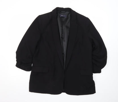 Marks and Spencer Women’s Black Blazer Jacket Size 14 Regular Fit