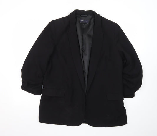 Marks and Spencer Women’s Black Blazer Jacket Size 14 Regular Fit