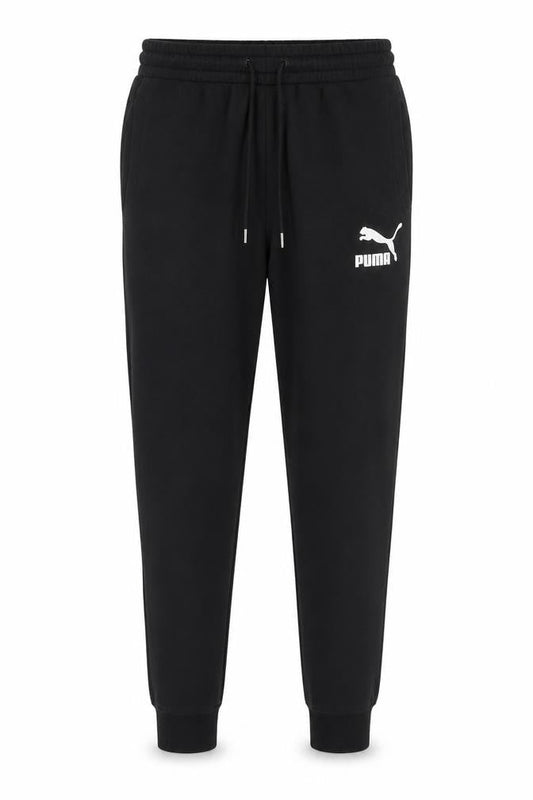 Puma Men’s Black Jogger Sweatpants Size S Tapered Fit