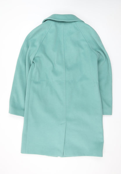Marks and Spencer Women’s Blue Mid-Length Polyester Coat Size 10