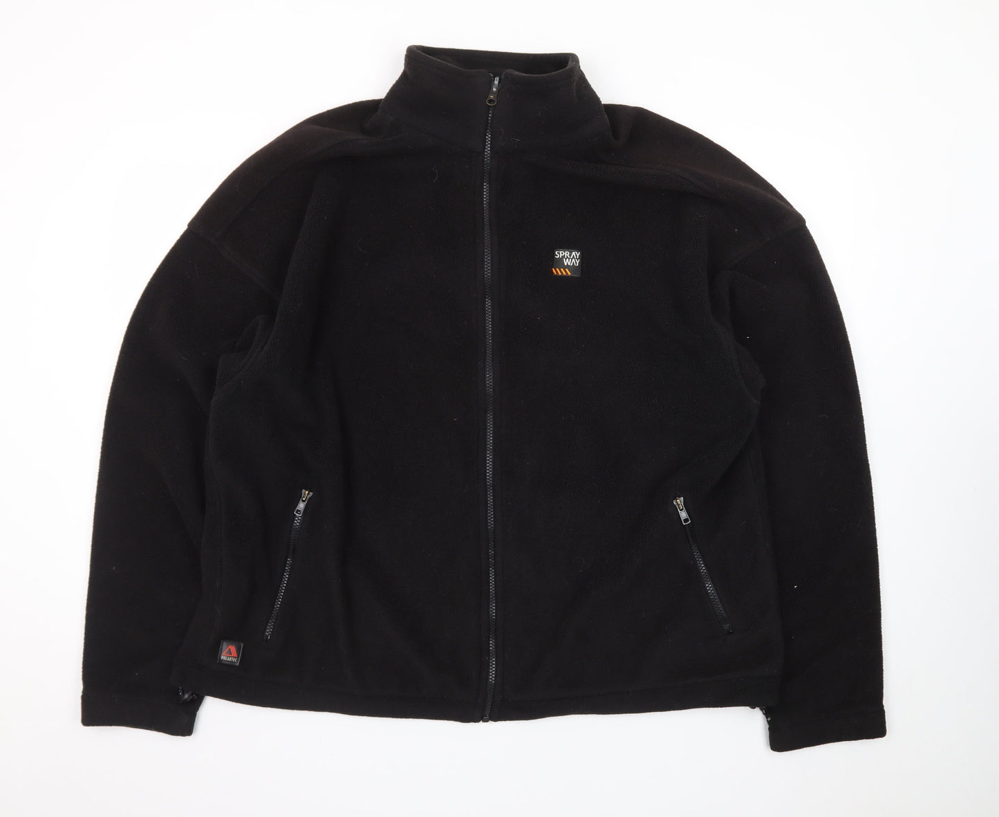Sprayway Men's Black XL Fleece Jacket Outdoor Full Zip