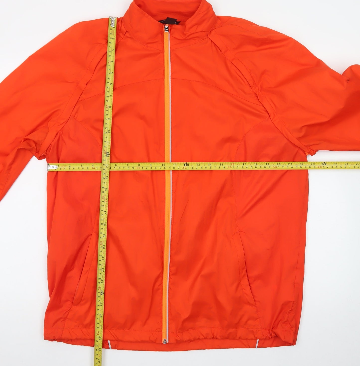 H&M Men’s Orange XL Windbreaker Lightweight Sports Jacket