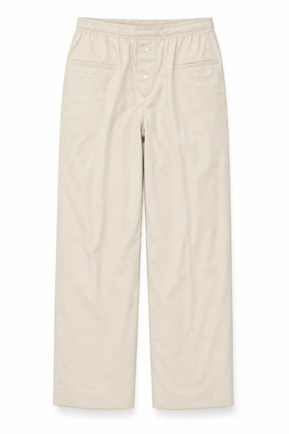 Zara Women’s Beige XS Chino Trousers Elastic Waist Straight Leg