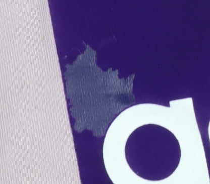 Adidas Womens Lilac Sweatshirt Size 10 Purple Trefoil Logo Pullover