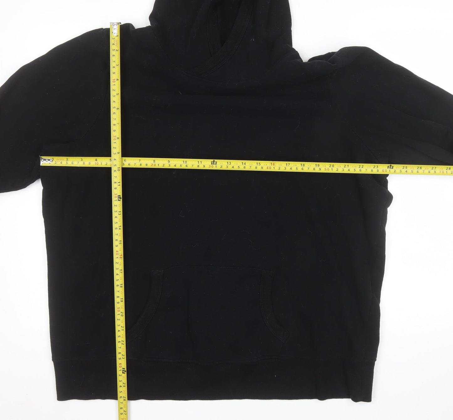 Next Men's Black 2XL Pullover Hoodie 15 Avenue West Graphic Cotton