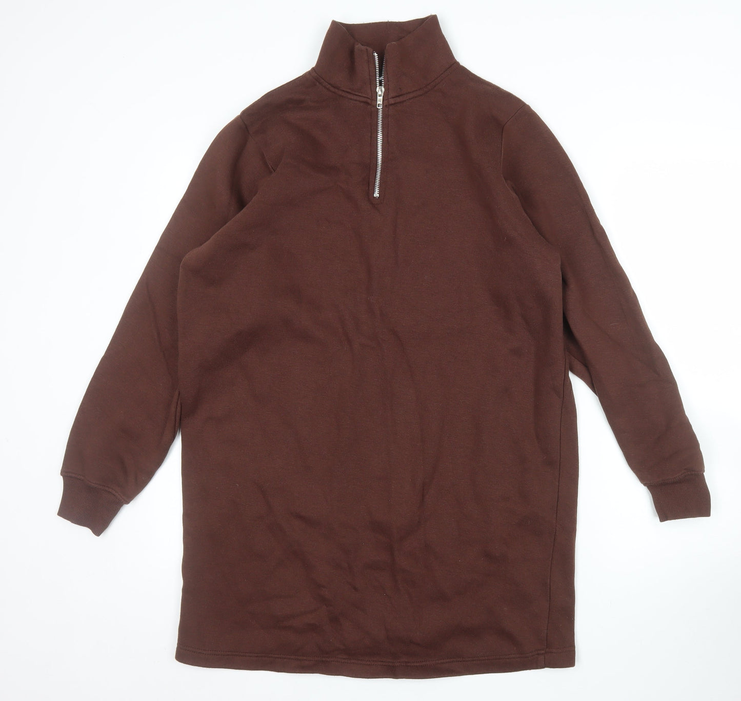 Heartbreak Women’s Brown 1/2 Zip Pullover Sweatshirt UK 8