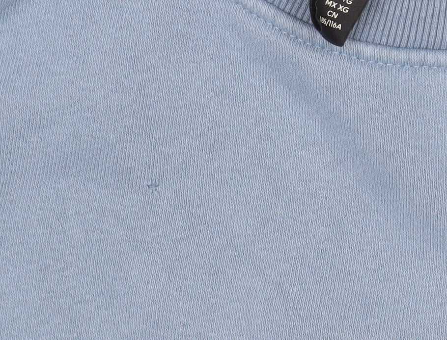 H&M Mens Blue XL Oversized Fit Crew Neck Sweatshirt