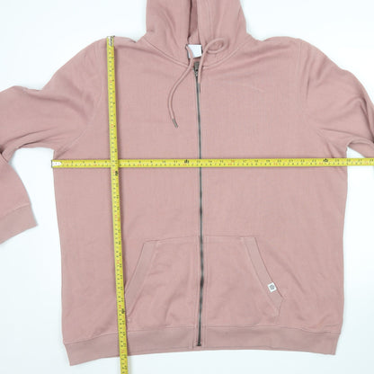 TOG24 Womens Mauve Pink Full Zip Hoodie Size 20 Cotton Blend