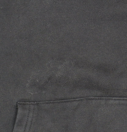 Champion Men's Black Pullover Hoodie Medium Cotton Logo Fleece