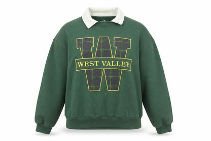 Hollister Womens Green West Valley Pullover Sweatshirt M