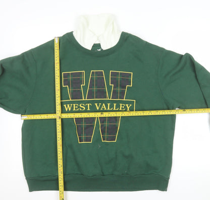 Hollister Womens Green West Valley Pullover Sweatshirt M
