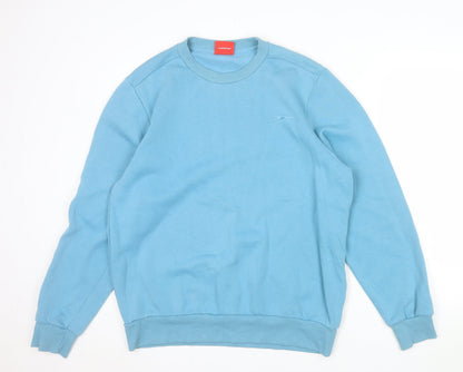 Slazenger Mens Blue Crew Neck Pullover Sweatshirt M Regular Fit