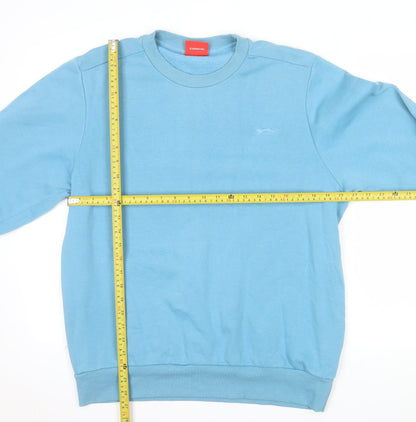 Slazenger Mens Blue Crew Neck Pullover Sweatshirt M Regular Fit