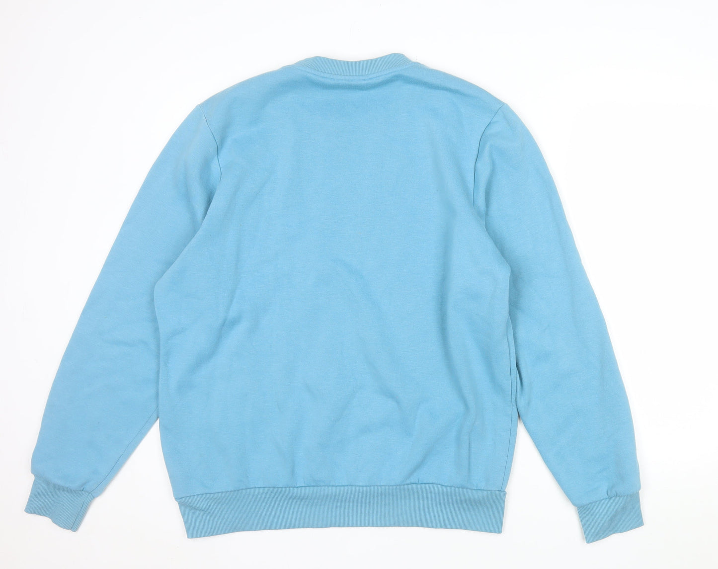 Slazenger Mens Blue Crew Neck Pullover Sweatshirt M Regular Fit