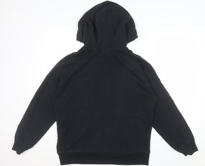 Levi's Men's Black Floral Logo Pullover Hoodie M Regular Fit
