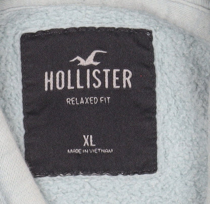 Hollister Men’s Blue XL Relaxed Fit Pullover Hoodie