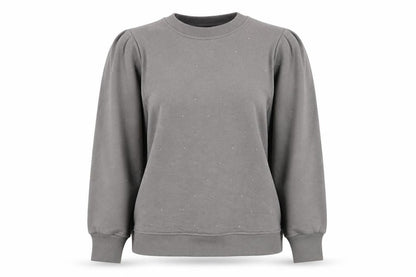 Next Women Grey Embellished Pullover Sweatshirt Size 14