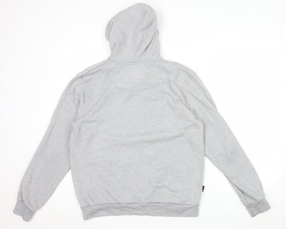 11 Degrees Mens Grey Pullover Hoodie Small Regular Fit