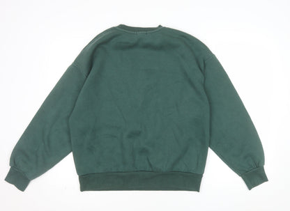 Stradivarius Womens Green Montana Pullover Sweatshirt XS