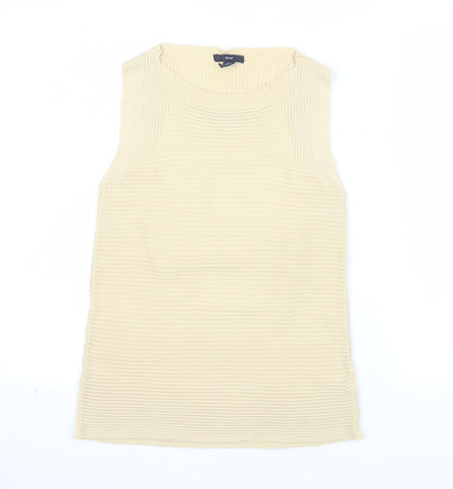 GAP Women's Beige Knit Sleeveless Tank Top Size M