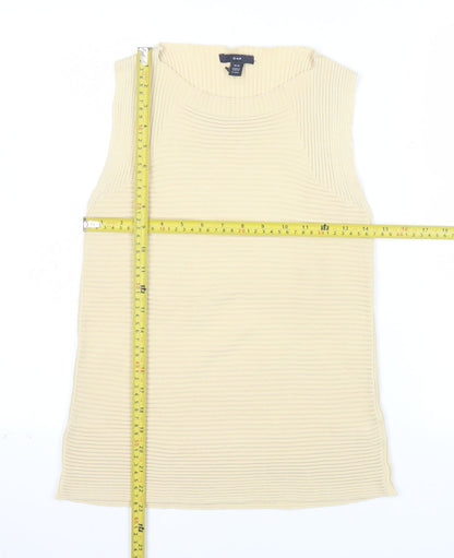 GAP Women's Beige Knit Sleeveless Tank Top Size M