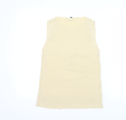 GAP Women's Beige Knit Sleeveless Tank Top Size M