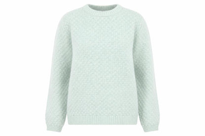 Topshop Women’s Green Knit Crew Neck Jumper Size S UK 8-10