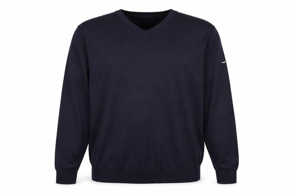 Woodworm Golf Men's Blue 3XL V-Neck Pullover Jumper