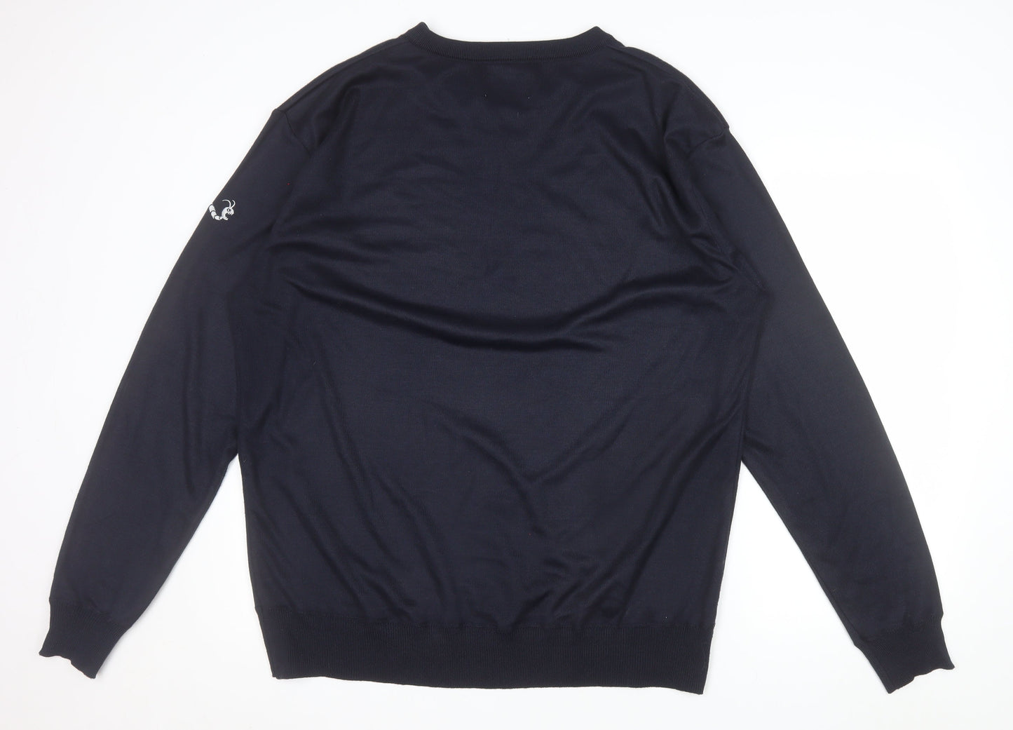 Woodworm Golf Men's Blue 3XL V-Neck Pullover Jumper