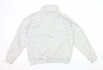 Goose & Gander Men's Grey 1/4 Zip Fleece Sweatshirt Size S