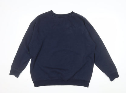 New Look Women's Navy Manhattan Crew Neck Sweatshirt Size M