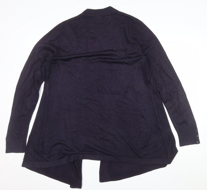Marks and Spencer Women's Purple Knit Cardigan Size 18 Long Sleeve