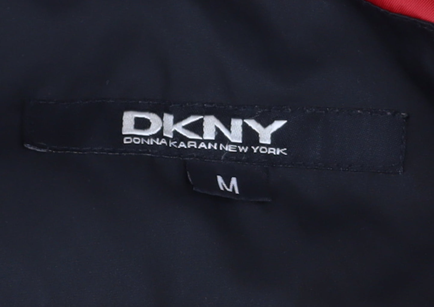DKNY Women’s Black Faux Fur Hooded Long Parka Coat M