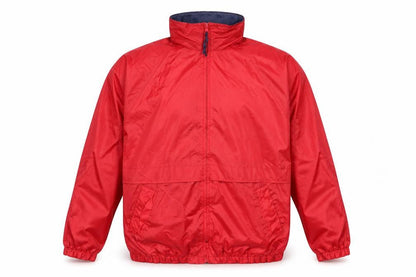 Authentic Men's Red Windbreaker Jacket L Nylon Lightweight