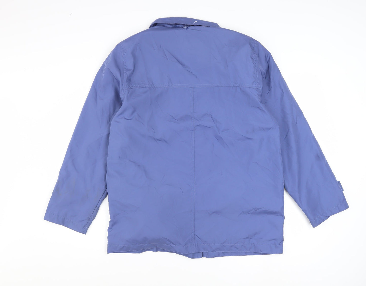 Tudor Court Women's Blue Polyester Mid-Length Basic Jacket Size M