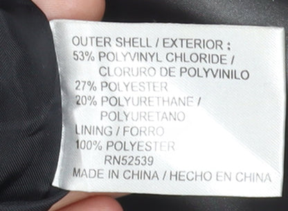 Utex Design Women Grey Waterproof Hooded Rain Coat Jacket M