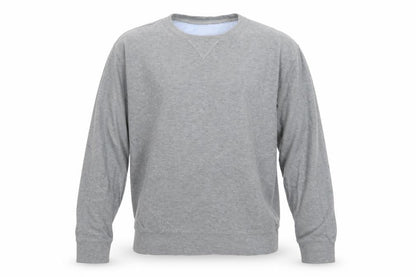 Lands' End Men's Grey Cotton Crew Neck Sweatshirt M Regular Fit