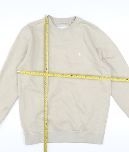 Jack Wills Mens Beige XS Pullover Sweatshirt Crew Neck