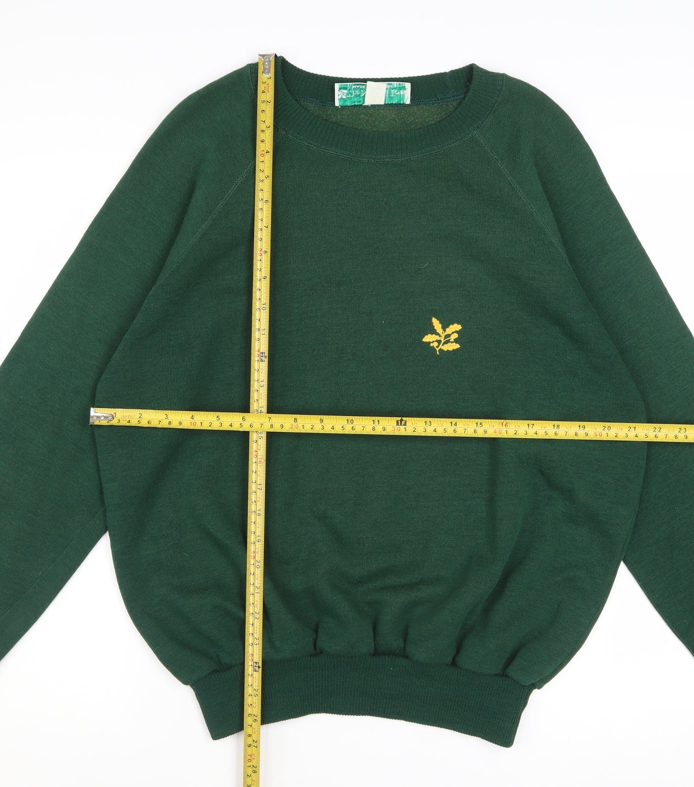 The National Trust Men's Green Pullover Sweatshirt L Crew Neck
